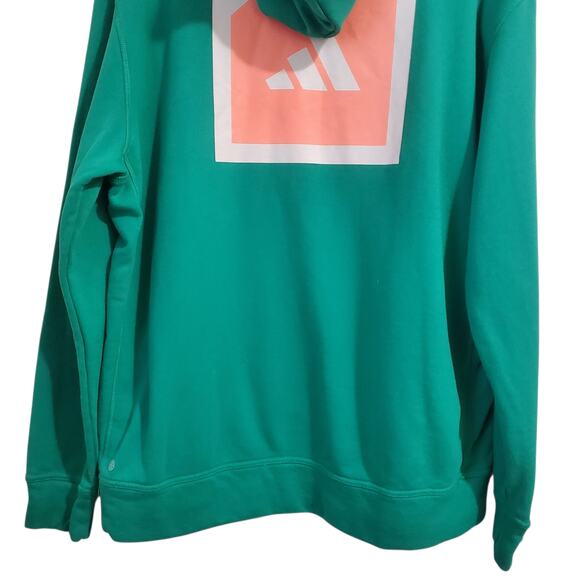 Adidas Golf Adicross Hooded Pullover Sweatshirt Green L - Picture 14 of 16